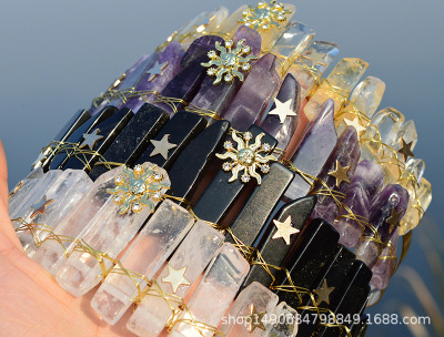 Natural Crystal Crown Wide Crystal Full Gold XINGX Accessories Sun Goddess Accessories Hair Accessories Crown Hair Clasp