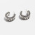 American Avant-Garde Exaggerated Design Fashionable Metal Personality Winding Line Spring Earrings Shape Ear Ring Tide