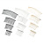 Hair Comb 20 Tooth Comb Hair Accessories Semi-Finished Twisted Iron Hairclip Comb Hair Accessories Headdress Wholesale