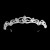and American Simple Baroque Bridal Ornament Retro Diamonds Birthday Cake Party Crown Wedding Dress Hairband Decoration