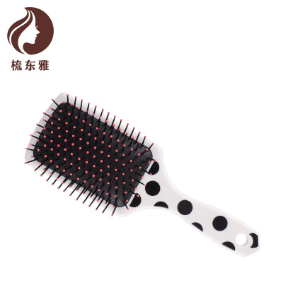 Factory Wholesale Massage Comb Beauty Makeup Comb Hair Care Health Care Head Massage Comb Massage Comb Cow Color Plastic Air Cushion Comb