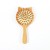 Exquisite Cat Ear Portable Small Wooden Comb Wood Color Bamboo Massage Comb Airbag Cushion Scalp Meridian Massage Comb