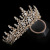 Bridal Golden Crown Headdress Rhinestone New Korean Wedding White Wedding Dress Accessories Wedding Hair Accessories