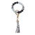 Silicone Beads Bracelet Anti-Theft Keychain Wooden Bead Camouflage Silicone Bracelet Manufacturers Ornament Key Ring