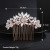 Jewelry Korean Style Simple Hair Comb Hair Comb New Rose Gold Bridal Hair Comb Cross-Border Supply Factory Direct Sales