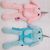 2020 New Cute Plush Moving Ear Kindergarten Backpack Primary School Student Schoolbag Children's Bag