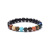 Universe Galaxy Solar System Eight Planets Bracelet Guard XINGX Natural Stone Beads Bracelet Seven-Vein Bracelet