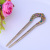 Updo Hairpin Jewelry Headdress Wholesale Double Fork Antique Peach Blossom Rhinestone Hair Accessories Hairpin for Women