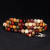 One Beaded Wooden Beaded Bracelet Bracelet More than Colorful Beads 108 Beads Natural Ebony Bracelet Women's 8mm-6mm