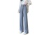 Ice Silk Wide-Leg Pants Women's Spring and Summer New Thin High Waist Drape Casual Pants Loose Mop Straight Pants