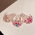 Korean Style Alloy Rhinestone Hair Plug Hair Comb Elegant Female Antique High-Grade Pull Barrettes Ornament