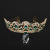 Green New Bridal Headdress Necklace Three-Piece Crown Wedding Accessories Bridal Set Factory in Stock Wholesale
