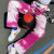 Women 'S New Slimming Blue Sky And White Clouds Leisure Street Shot Hipster Hip Hop High Waist Straight Tie Dye Pants