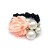 Korean Hair Accessories Rose Hair Ring Artificial Pearl Hair Rope Rubber Band Headdress Flower Hair Rope Tie Hair