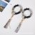 Silicone Beads Bracelet Anti-Theft Keychain Wooden Bead Camouflage Silicone Bracelet Manufacturers Ornament Key Ring