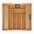 Bamboo Drawer Storage Box Kitchen Tableware Wood Pallet Practical Wooden Adjustable Household Desk Finishing Box Wholesale