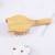 Exquisite Cat Ear Portable Small Wooden Comb Wood Color Bamboo Massage Comb Airbag Cushion Scalp Meridian Massage Comb