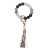 Silicone Beads Bracelet Anti-Theft Keychain Wooden Bead Camouflage Silicone Bracelet Manufacturers Ornament Key Ring