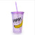 Creative Ice Cream Cover Double Layer Unicorn Ice Cup Internet Hot Fresh Summer Portable Straw Cup Customizable