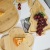 Bamboo Dinnerware Series Japanese Tray Home Creative Shape Dinner Plate Tea Tray Baby Compartment Dessert Baby Bowl