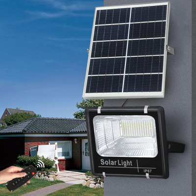 Solar Spotlight LED Outdoor Lighting Waterproof Floodlight Household Garden Lamp Solar Wall Lamp Garden Street Lamp