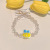 Yellow Duck Tulip Hair Band Couple Exclusive Bracelet Dual-Use Hair Rope Cute Small Rubber Band for Boyfriend Hair Rope