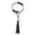 Silicone Beads Bracelet Anti-Theft Keychain Wooden Bead Camouflage Silicone Bracelet Manufacturers Ornament Key Ring