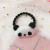 Hair Accessories Cute Panda Barrettes Soft Germination Ring Rubber Band Hair Tie Fashion Hairband Jewelry Ins Style