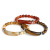 Amazon European and American Jewelry Filament Woven Pink Crystal Agate Bracelet Natural Tiger-Eye Bracelet Wholesale