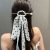 Korean Silk Scarf Hair Band Hair Band Hairpin Antique Elegant Updo Band Fairy Temperamental Bow Headdress Women