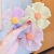 Flower Rubber Band Children's Korean-Style Colorful High Elastic Colorful Flower Headwear New Cute Hair Friendly String