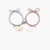 Hair Ring Couple's Bracelet Jewelry Clow M Induction Bracelet Rubber Band Elastic Band Hair Rope Headdress Ins Hair Ring