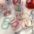 Pieces Spring Color Basic Hair Ring Korean Online Influencer Head String Women's Simple Hair Band Temperament Hair Rope