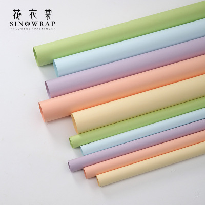 Flower Dress Summer Fenghua Series Solid Color Art Paper Good Toughness Oxford Paper Flower Packaging Bouquet Material