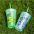 Factory Direct Supply Double Wall Cooling Gel Plastic Sippy Cup Student Portable Car Gift Customized Ice Cool Water Cup