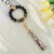 New Arrival Silicone Beads Bracelet Amazon Hot Sale Wooden Bead Bracelet Keychain Pendant Anti-Lost Bracelet Key Ring