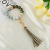 New Arrival Silicone Beads Bracelet Amazon Hot Sale Wooden Bead Bracelet Keychain Pendant Anti-Lost Bracelet Key Ring