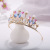 New Children's Crown Headdress Princess Birthday Show Student Kids Crown Golden Performance Girls Hair Accessories