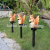 Solar Lawn Lamp Solar Squirrel Ground Lamp Led Christmas Decoration Courtyard Resin Lamp Solar Garden