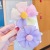 Flower Rubber Band Children's Korean-Style Colorful High Elastic Colorful Flower Headwear New Cute Hair Friendly String