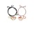 Hair Ring Couple's Bracelet Jewelry Clow M Induction Bracelet Rubber Band Elastic Band Hair Rope Headdress Ins Hair Ring