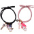 TikTok Same Cartoon Couple Girlfriends Suction Small Rubber Band Carrying Strap Magnetic Suction Bracelet Pair Clow M