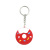 Cross-Border Donut Keychain Cute Cartoon Dessert PVC Key Ring Car Pendant Accessories Small Gift Wholesale