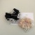 Korean French Super Fairy Tulle Large Intestine Pearl Bow Heavy Industry Hair Ring Hair Rope Female Niche Design