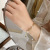 South Korea Dongdaemun Pearl Zircon Pull Bracelet Mermaid Beads Jewelry 2022 New Trendy Hand Slimming