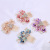 Supply Three-Dimensional Flower Headwear Korean Style Flower Paint Alloy Hair Comb Wedding Bride Hair Styling Comb