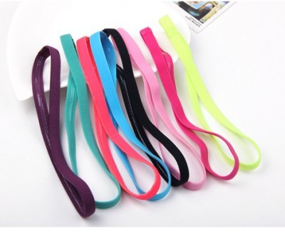 Popular Tighten Rope Candy Color Running Headband Football Non-Slip Hair Accessories Sports Yoga Hair Band Headband