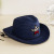 Summer Children's Five-Pointed Star Straw Hat Outdoor Baby Western Jazz Cowboy Hat Children's Sun Hat Cool Beach Hat