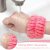 Hot Sale Solid Color Plush Wrist Girls' Monochrome Sports Bracelet Absorbent Sweat-Wiping Flannel Wristband Wrist Strap