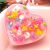 Korean Children's 24 Love Box Cartoon Ring Transparent Resin Accessories Girl's Birthday Gift Wholesale